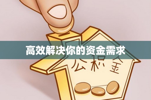 临川高效解决你的资金需求