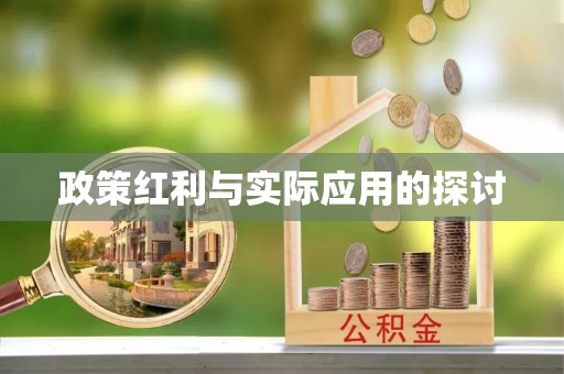 临川政策红利与实际应用的探讨