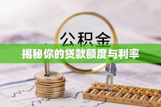 临川揭秘你的贷款额度与利率
