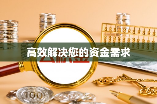 临川高效解决您的资金需求